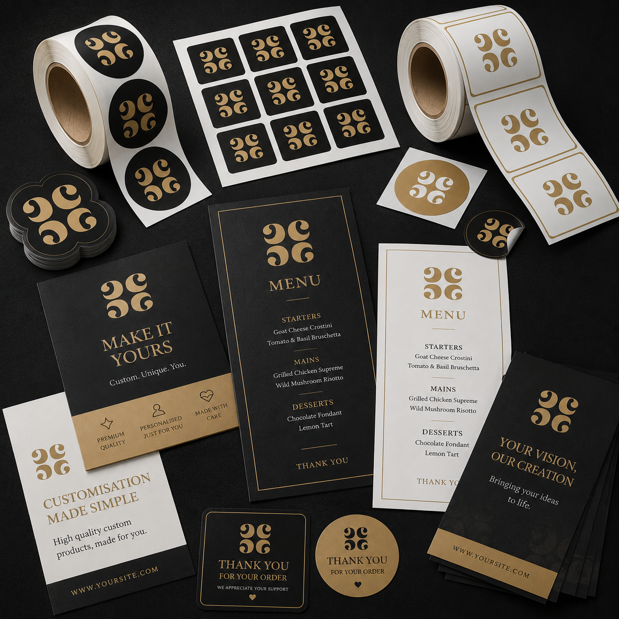 Stickers, Labels, Flyers & Decals